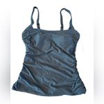 Athleta SQUARE NECK BRA CUP TANKINI BLACK SIZE 34 B / C NWT Photo 2