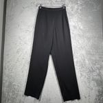 Dress Barn  Suit Set Size 8 3PC Black Gold Pant Collar Satin Tank Career Party Photo 7