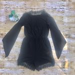 Boohoo Black Lace Stretch Romper Photo 3