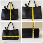 Tory Burch Emerson Black York Tote Gold Hardware Photo 10