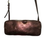 Michael Kors  Adele Dome Embossed Leather Crossbody Bag in Merlot Color Photo 3