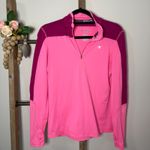 Champion  Performax Pink Half Zip Long Sleeve Athletic Pullover Top Medium Photo 1