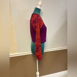 Garnet Hill Fuchsia Colorblock Cropped Rashguard – Size S UPF 50+ Swim Top Photo 4