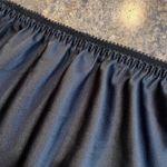 Victoria's Secret VINTAGE Black Satin Lace Trim Slip Skirt Mini MEDIUM Photo 4