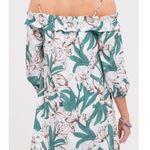 Blu Pepper Cold Shoulder Floral Print Dress Photo 2