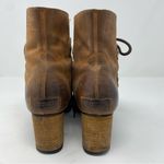 Sorel ‎ Addington Lace Up Waterproof Leather Moto Military Bootie size 9.5 Photo 5