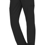 Cherokee NEW  Workwear Drawstring Soft Stretch Black Scrub Pants Women’s Size L Photo 3