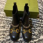 Gucci  Horsebit Chain Leather Chelsea Boot Photo 2