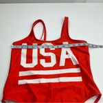 Chubbies  Patriotic One‎ Piece Swimsuit Womens Size Large Res White USA Summer Photo 4