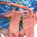 Peyton & Parker Swimsuit Cover Up Kimono Size XS Tropical Resort Wear Vacation Blue Photo 4