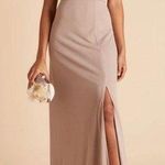 Birdy Grey | ash dress crepe taupe | medium bridesmaid dress Photo 0