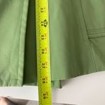 Esprit Womens Raincoat Jacket Size XL Brat Green Double Breasted Travel Photo 8