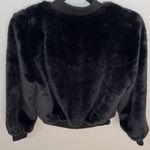 Love Tree Black Fur Jacket Photo 4