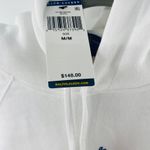 NEW Polo Ralph Lauren Women Heart Marseille Logo White Fleece Hoodie Md Academia Size M Photo 6