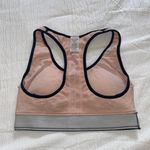 Calvin Klein Performance Padded Sports Bra Blush Light Pink & Black Photo 6