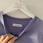 ANINE BING Tyler Purple Sweatshirt Photo 4