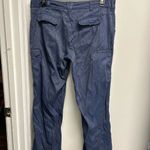 Duluth Trading Co Women's Heather Blue Cargo Hiking Pants Size 12 Photo 2