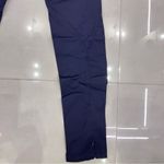 NWT Versace Collection Stretch leggings with Medusa Zipper Blue Size 6 Photo 6