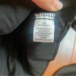 Juniper Blu Women’s Black Long Sleeve Crop Top Tie & Ruffles Size Small Photo 3