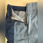 Free People Two-Tone Denim Mini Skirt Size 0 Photo 4