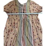 Umgee Womens XL boho pink tunic with dramatic flare sleeves Photo 7