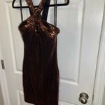🍁Guess Womens Metallic Keyhole Cocktail Dress~ Sz 2 NWT Black Photo 5