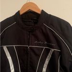 Harley Davidson  Women M Jacket Black Gray Reflective Double Layer Cold Ride Coat Photo 3