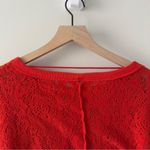 Free People Not Cold in This Top Orange Lace Women's long sleeve soft stretch XS Photo 10