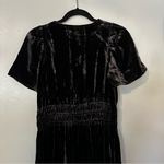 Anthropologie Somerset Velvet Maxi Dress Womens Small Black Photo 8