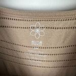 Aura NWT Sleeveless Ruched Bodycon Dress Tan Size S/M Small/Medium NEW Photo 4