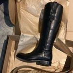 Frye  Jayden Button Tall Black Leather Boots NEW Photo 1
