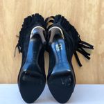 Burberry women’s Pelling Fringed Suede Peep-toe Booties boots IT 37.5 US 7.5 Photo 11