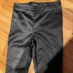 H&M Vintage Y2k Satin Shiny Zip SIDE Skinny Fit Slim Straight Trousers Casual Dress Pants Work Office club sexy hot night out Whimsgoth Photo 2