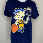 Boulevard Beer Basketball Graphic T Shirt Medium Blue Photo 0