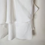 Amanda Uprichard  The Cal Brulee Colorway Ruffle Tiered Women Small Blouse Photo 3