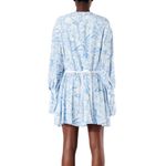 Tibi  Isa Toile Drawstring Crepe De Chine Dress size 00 Photo 4
