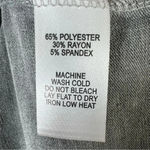 Lulus Womens Cinch Side Shirt Gray Long Sleeve Blouse Stretch Soft Bow Small NWT Photo 11