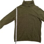 L.L.Bean  Green Turtleneck Sweater Thick Photo 2