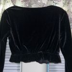 ZARA Brand is , Size small, Color black, soft velvet material. Photo 1