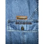 HARLEY‎ DAVIDSON Womens Medium Denim Short Sleeve Button Photo 1