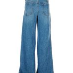 Ann Taylor Medium Wash Blue Wide Leg Cuffed Palazzo Jeans 0 Photo 11