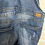 Almost Famous  Distressed Denim Overalls Size 5 Photo 2