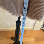 ZARA Corduroy Utility Jacket L Tan Oversized Overcoat Topcoat Women's Designer Photo 8