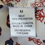 Sophie Rue Boho Cold Shoulder Shirt M Photo 6