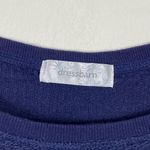 Dress Barn  Navy Blue & Silver Studded Front Knit Sweater Size 2X Photo 3