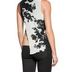 Bailey44 NWOT Zimbabwe top. Mint! Floral Silk, Knit And vegan Leather Photo 1
