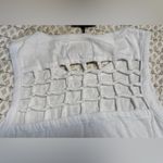 Chaser  White Sleeveless Tank Top‎ with Lattice Back Size Medium NWT Photo 2