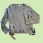 H&M Baby Blue Tie Side Sweater Photo 0