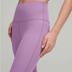 Lululemon  • align high-rise pant 25" wisteria purple leggings nulu sz 6 Photo 2