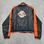 Harley Davidson  Bomber Jacket Women's 100 Years 1903-2003 Milwaukee WI Medium M Photo 1